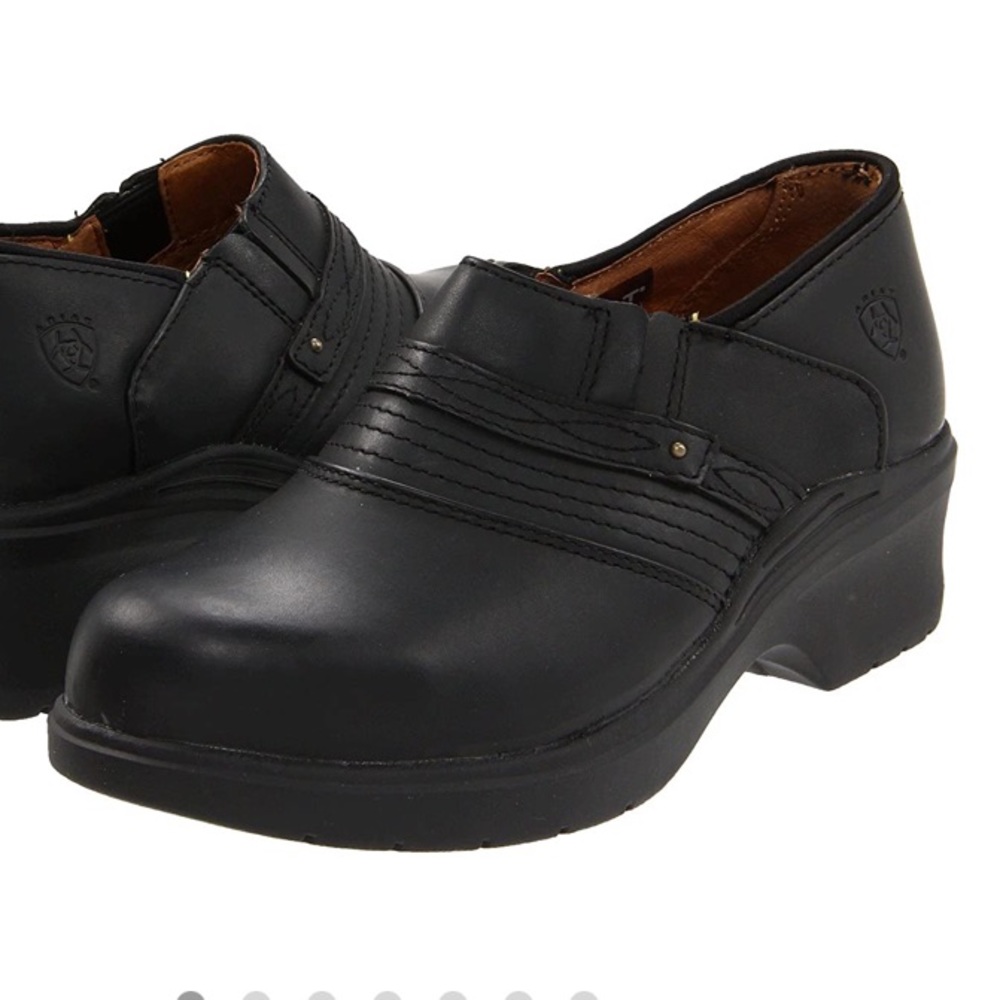 Ariat safety steel toe leather clog